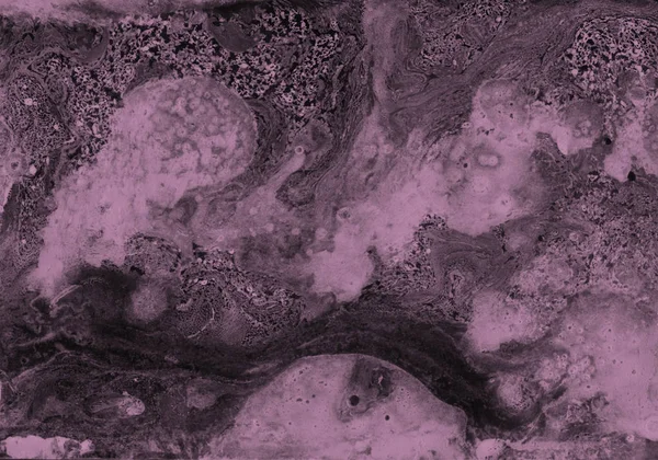 Абстрактна чорно-рожева мармурова текстура, модне мистецтво акрилу — стокове фото