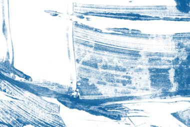 mavi ve beyaz el boyalı arka plan dokusu 