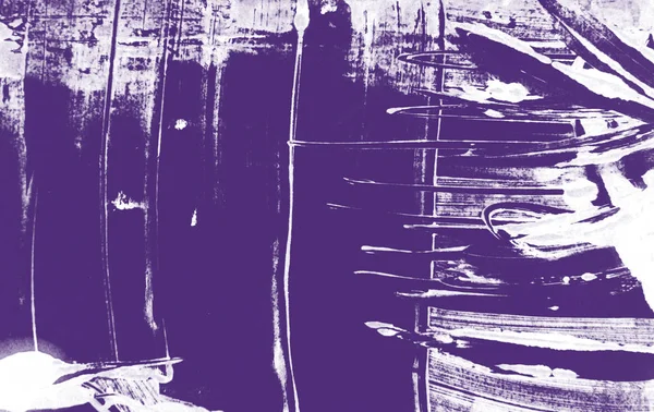 Peinture blanche et ultra violette texture de fond de mode avec coups de pinceau grunge — Photo