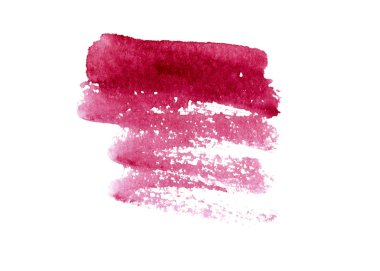 beyaz izole zemin üzerine suluboya pembe nokta