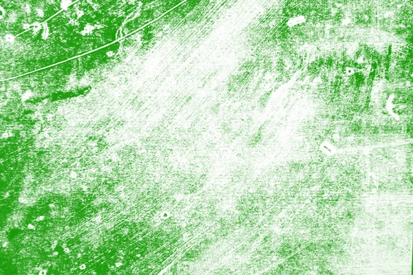 Зелено-біла фарба пензлем штрихи фону — стокове фото