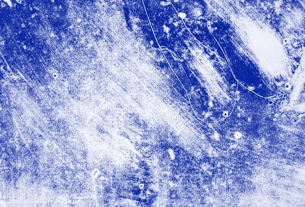 Niebieski i biały lakier szczotka uderzeń tło — Zdjęcie stockowe