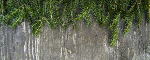 Christmas presentaskar på rustika trä bakgrund — Stockfoto