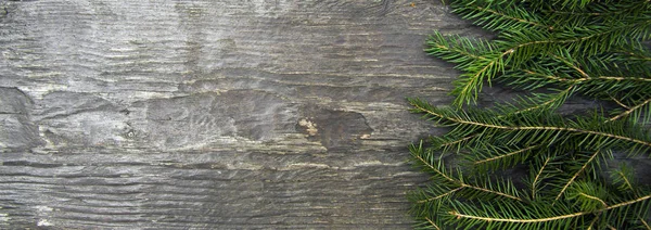 Christmas presentaskar på rustika trä bakgrund — Stockfoto