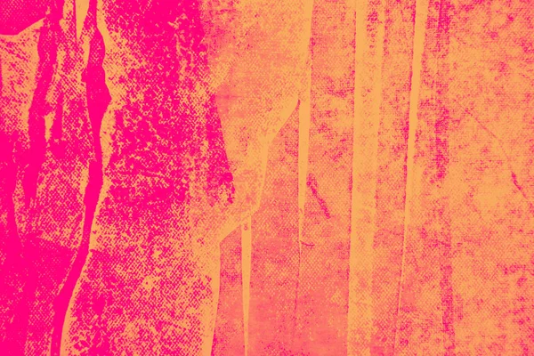 pink coral and orange paint brush strokes background