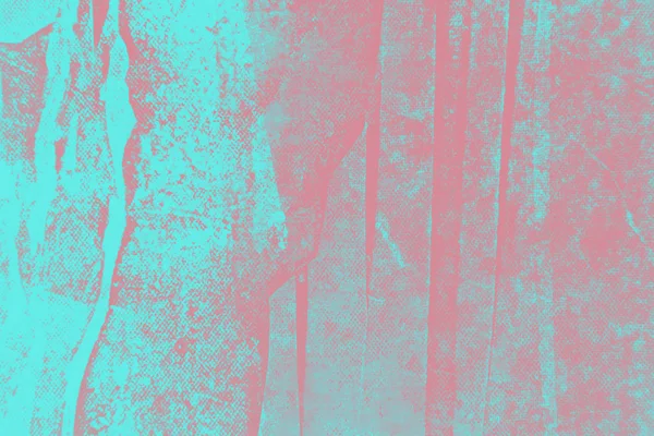 핑크와 파란색 페인트 브러시 스트로크 배경 — 스톡 사진