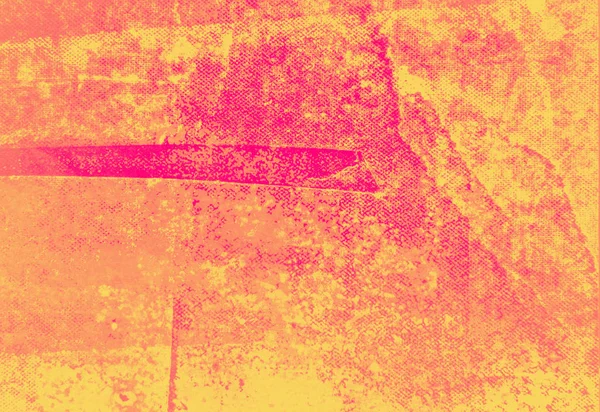 Roze koraal en oranje verf penseel streken achtergrond — Stockfoto
