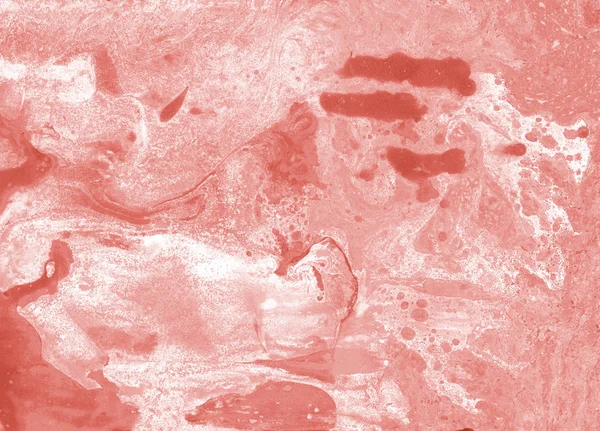 Біло-рожева жива текстура коралового мармуру — стокове фото