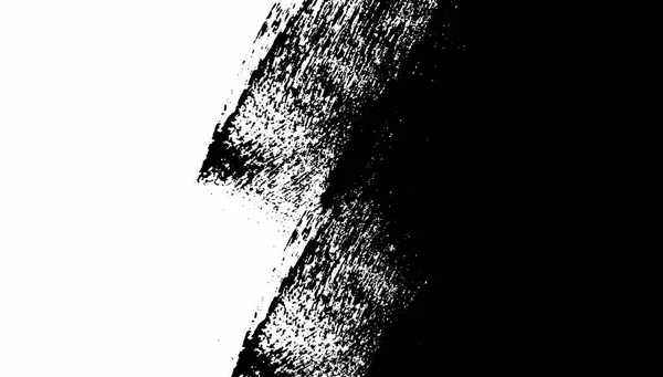 Schwarze und weiße Pinselstriche Hintergrund — Stockfoto