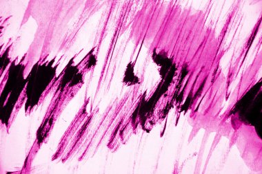 pembe siyah ve beyaz boya fırça darbeleri arka plan 