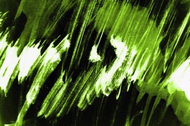  yeşil ve beyaz boya fırça darbeleri arka plan 