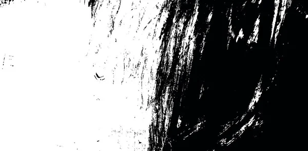 Negru și alb vopsea perie accident vascular cerebral fundal — Fotografie, imagine de stoc