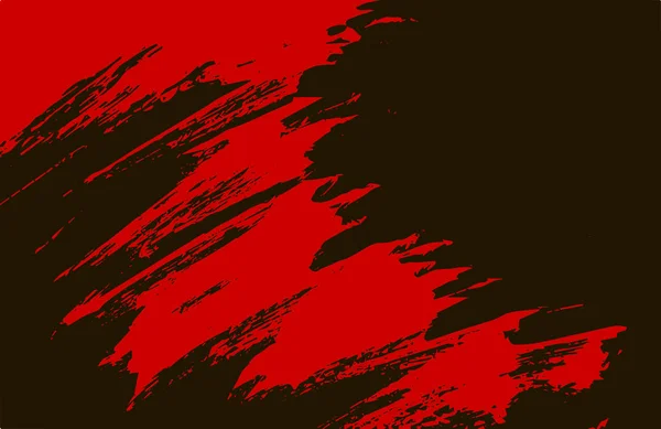 Pociągnięcia pędzla farba czerwone i czarne tło — Zdjęcie stockowe
