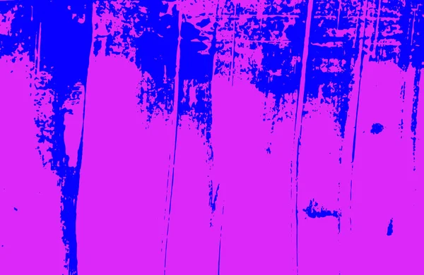 Niebieski i różowy farby pędzla obrysy tło — Zdjęcie stockowe