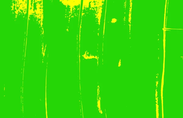 Yellow and green paint brush strokes background — Stock Photo, Image