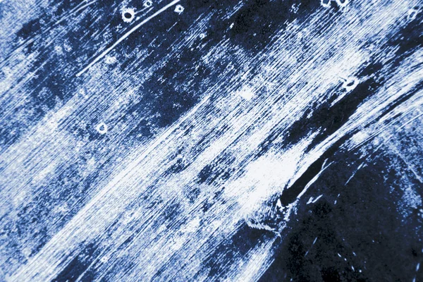 Абстрактний гранж Декоративний військово-морський синій темний фон пензлем для фарби — стокове фото