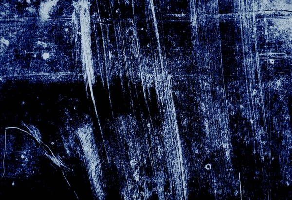 抽象的なグランジ紺暗いペイント ブラシのストロークの背景 — ストック写真