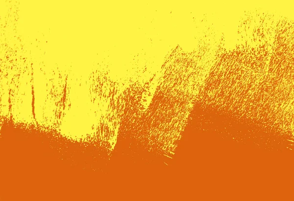 Абстрактна літня жовта та помаранчева фарба гранжевий фон текстури пензля — стокове фото