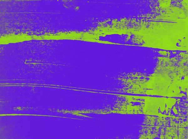 ultra violet and green paint abstract background texture with grunge brush strokes
