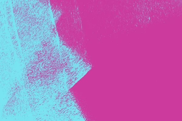 핑크와 파란색 페인트 추상 배경 텍스처 그런 지 브러쉬 선 — 스톡 사진