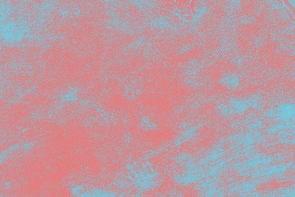 Coral rosa e azul pintura abstrato fundo textura com pinceladas grunge — Fotografia de Stock