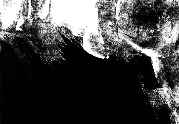 Schwarze und weiße Pinselstriche Hintergrund — Stockfoto