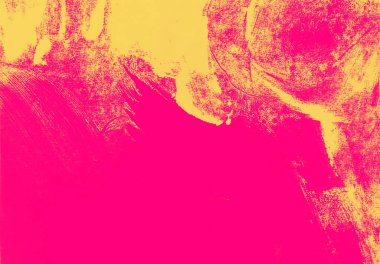 pembe ve turuncu sarı boya fırça darbeleri arka plan 