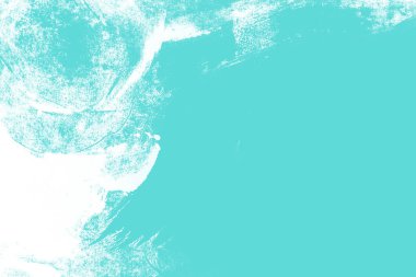 Beyaz ve mavi boya fırça darbeleri arka plan 