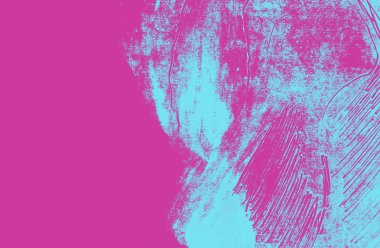 pembe ve mavi boya fırça darbeleri arka plan 