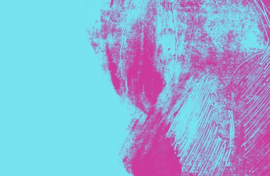 pembe ve mavi boya fırça darbeleri arka plan 