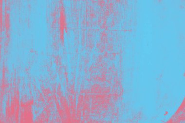 pembe mercan ve mavi boya fırça darbeleri arka plan 