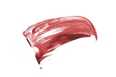 pembe mercan boya fırça noktalar beyaz arka plan üzerinde