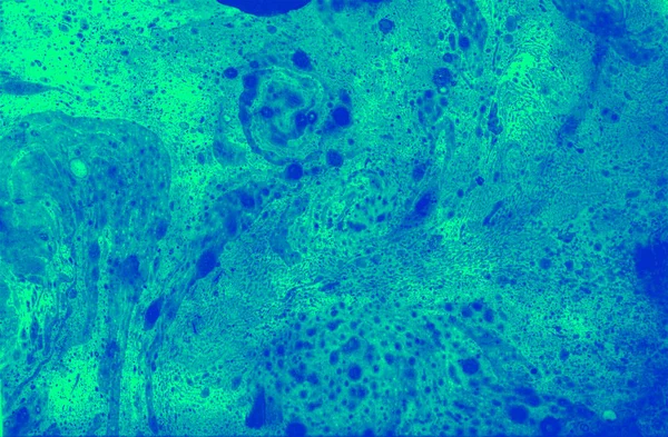 Soyut mavi yeşil Mermer doku, akrilik sanat — Stok fotoğraf