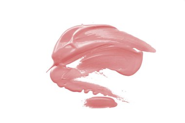 mercan pembe boya fırça beyaz lekeler 