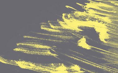 gri sarı ve mavi boya fırça darbeleri arka plan 