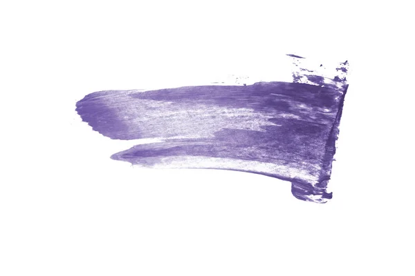 Violet lavander paint brush spots on white — Stock Photo, Image