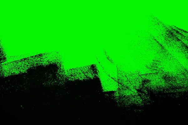 Zielony czarny pędzlem farby tło — Zdjęcie stockowe