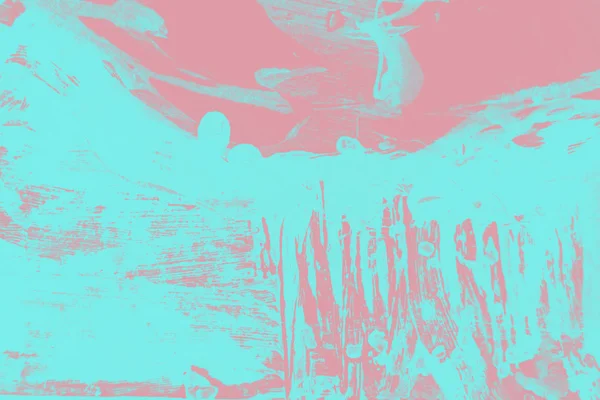 Blue pink paint brush strokes background — Stock Photo, Image