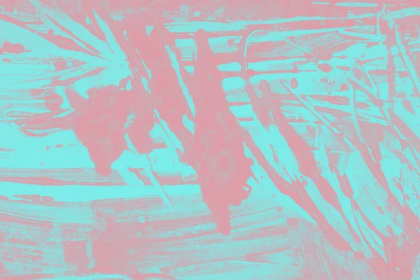 Blue pink paint brush strokes background — Stock Photo, Image