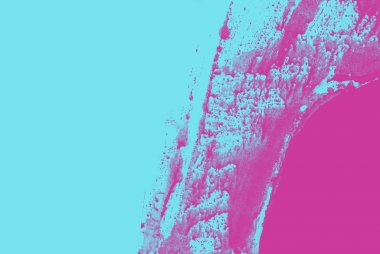 mavi mercan pembe boya fırça sıyrık arka plan 