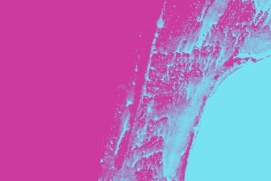 mavi mercan pembe boya fırça sıyrık arka plan 