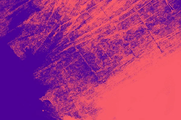 Violet koraal roze verf penseelstreken achtergrond — Stockfoto