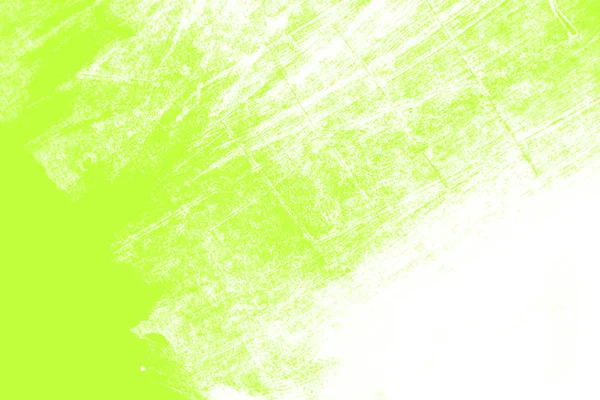 Branco amarelo verde pintura pinceladas fundo — Fotografia de Stock