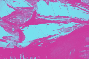 mavi mercan pembe boya fırça sıyrık arka plan 