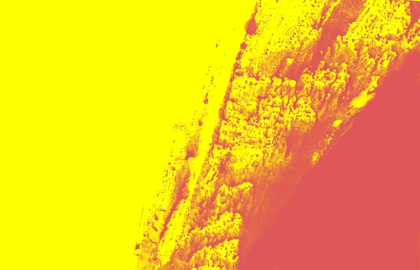 Koralle rosa gelb Pinsel Striche Hintergrund — Stockfoto