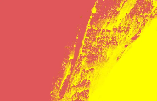 Кораловий рожево-жовтий фон пензлем мазки — стокове фото