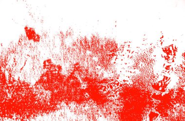 arka plan beyaz kırmızı boya kalınfırça darbeleri 