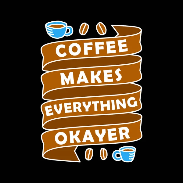 Funny Coffee Quote Saying 100 Vector Best Graphic Your Goods — Stock Vector