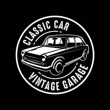 Araba rozet ve Logo, iyiliği için yazdırın. en iyi vektör