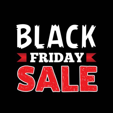 Siyah Cuma Banner reklam işiniz olay için yazdırma için iyi